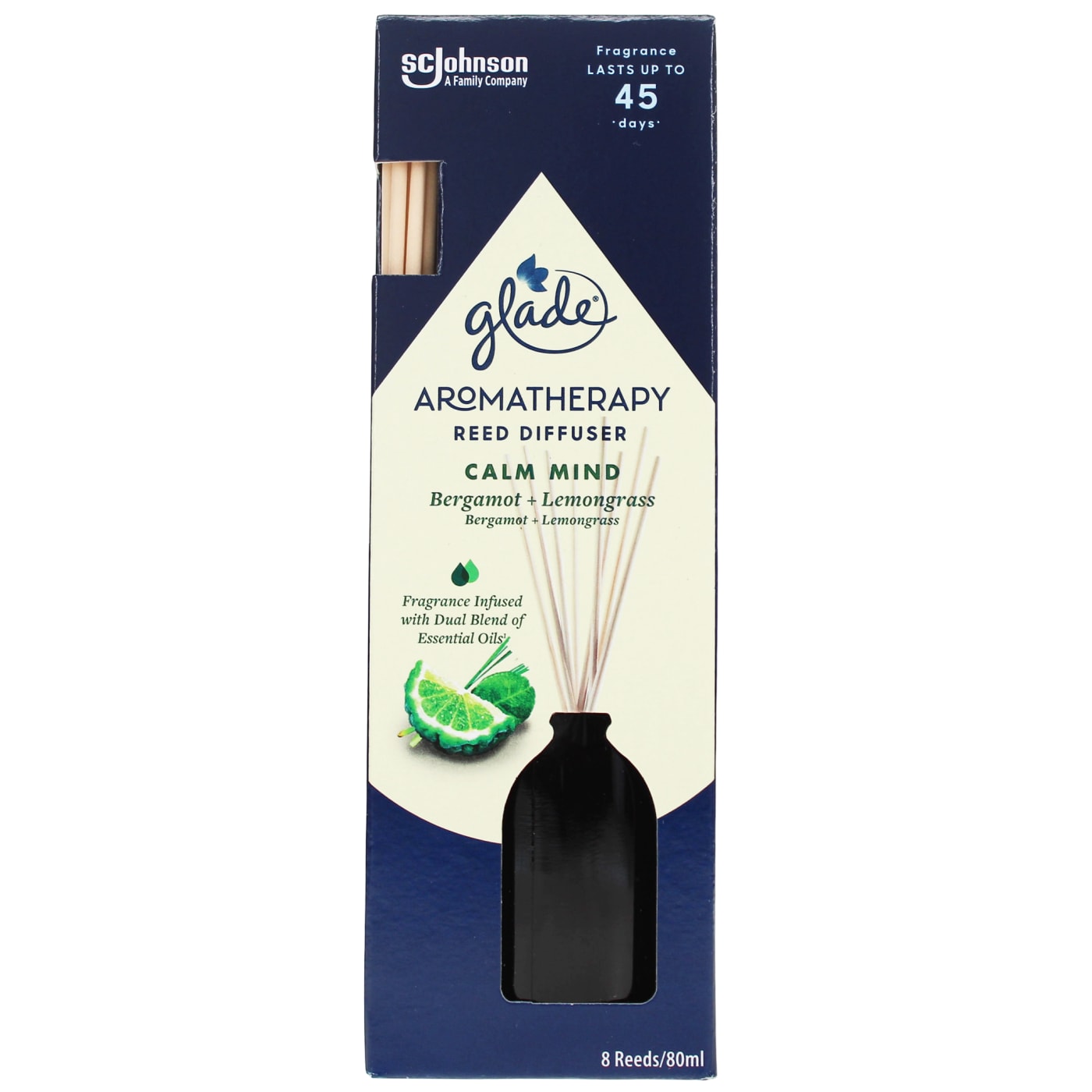 GLADE AROMATHERAPY REED DIFFUSER CALM MIND 80ML