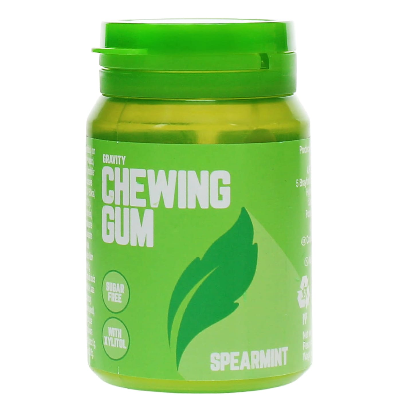 GRAVITY CHEWING GUM TUB SPEARMINT