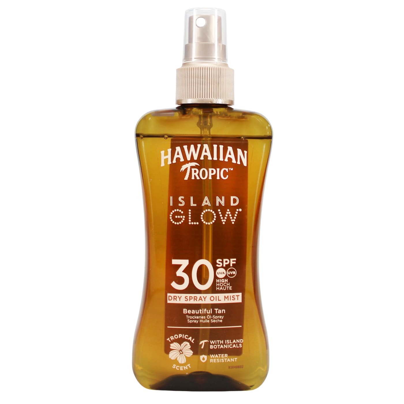 HAWAIIAN TROPIC ISLAND GLOW DRY OIL SPRAY SPF 30 200ML