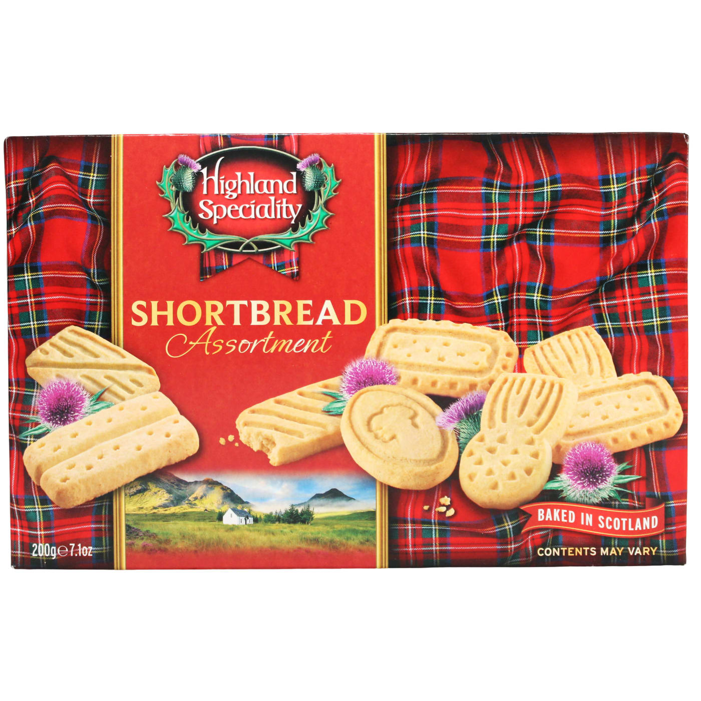 HIGHLAND SPECIALITY 200G SHORTBREAD ASSORTMENT