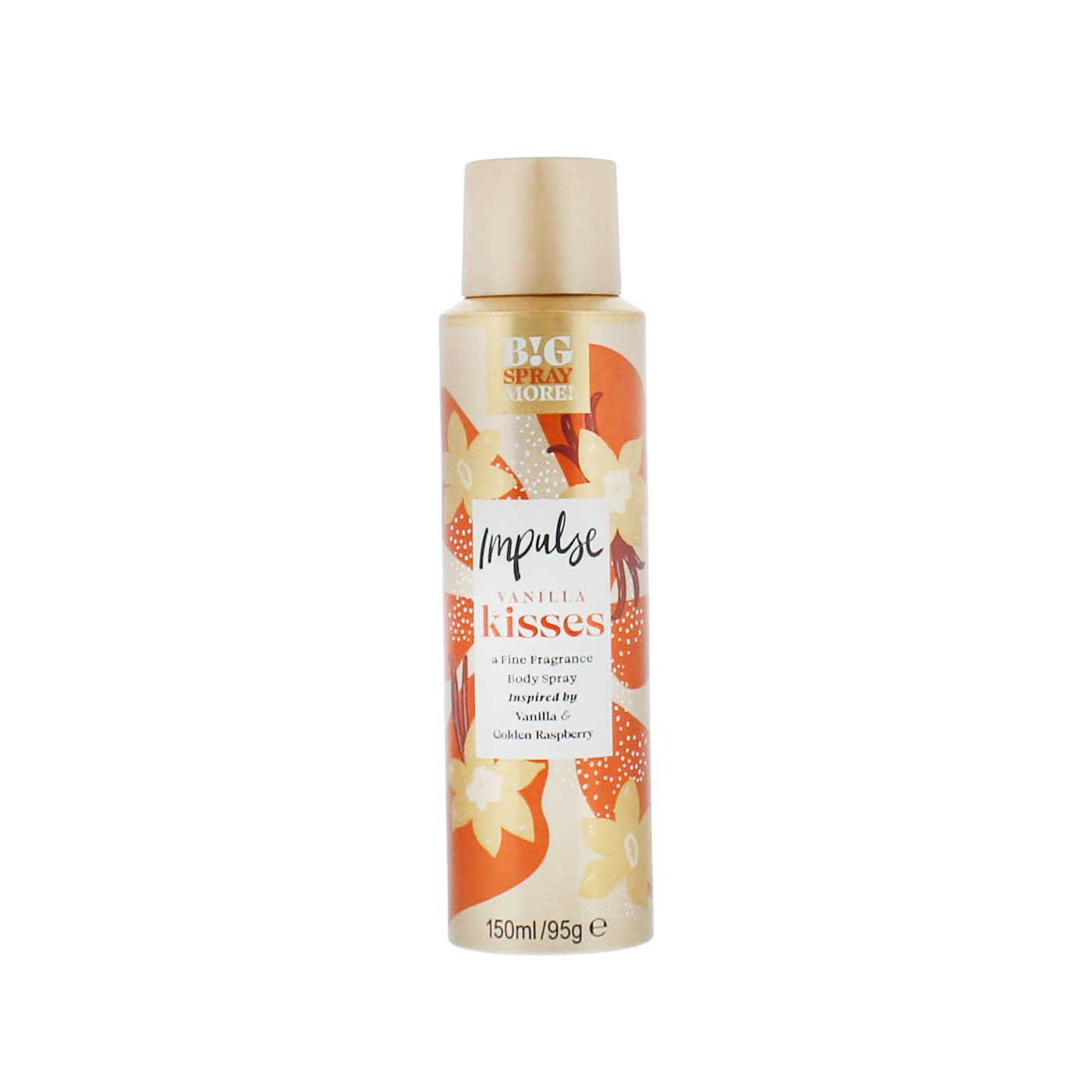 IMPULSE BODY SPRAY VANILLA KISSES 150ML