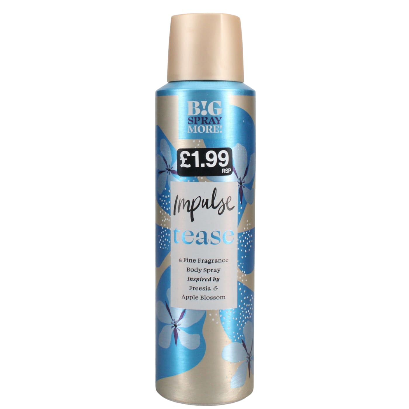IMPULSE BODY SPRAY TEASE PMP £1.99 150ML
