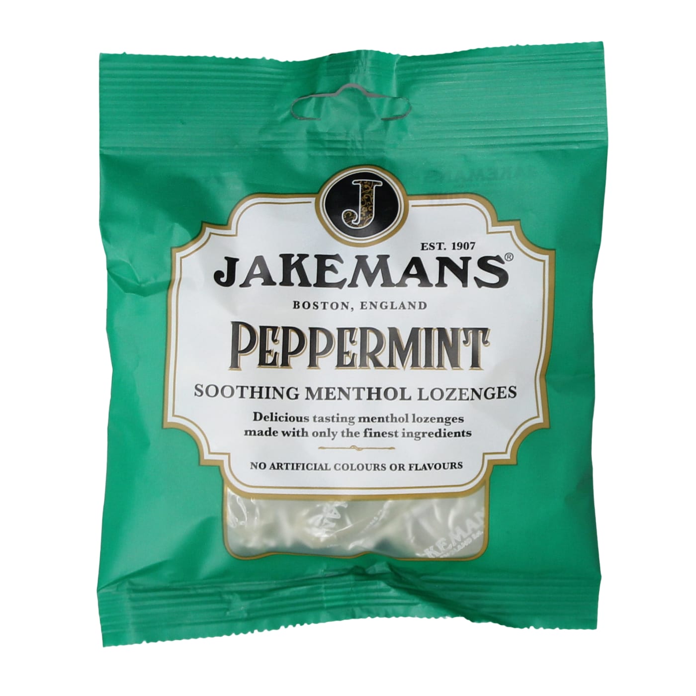 JAKEMANS 73G MENTHOL LOZENGES PEPPERMINT
