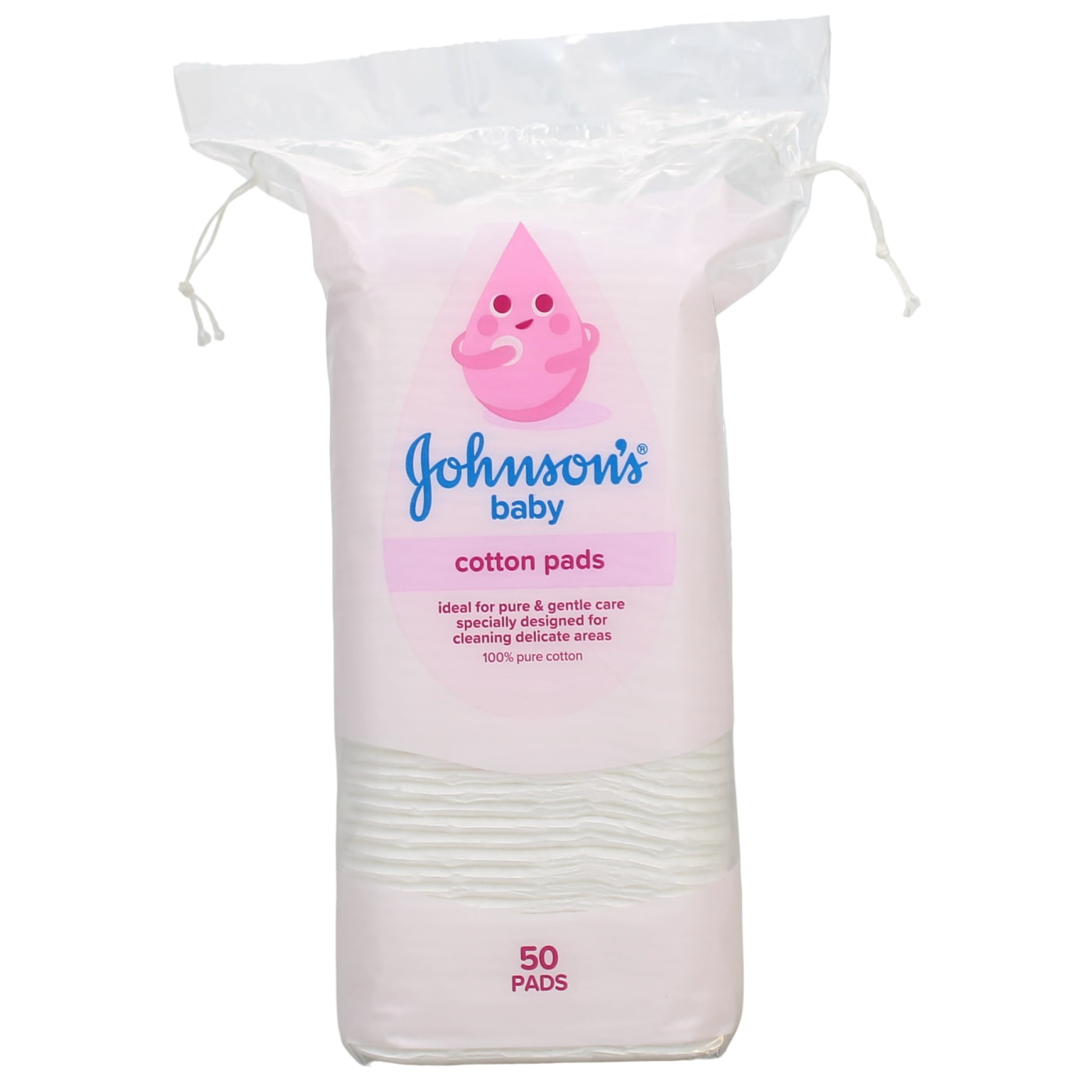 JOHNSONS BABY COTTON PADS 50'S