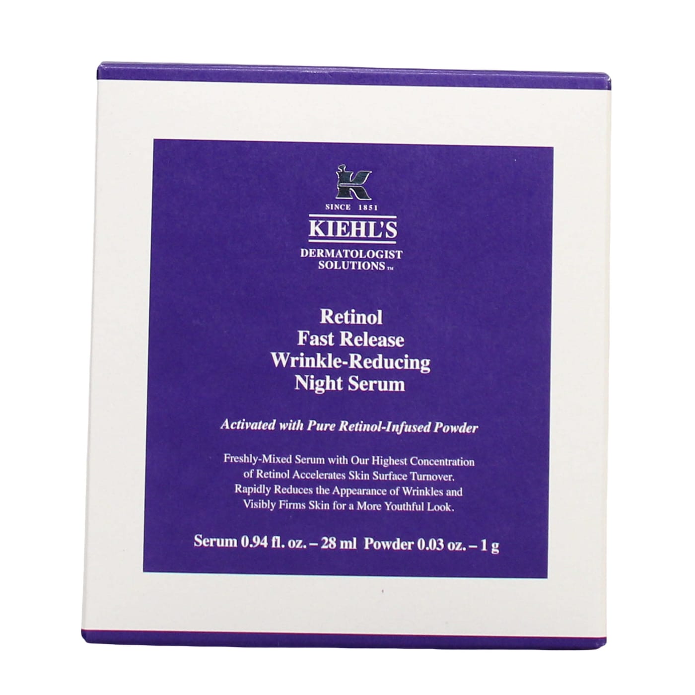KIEHL'S RETINOL FAST RELEASE WRINKLE-REDUCING NIGHT SERUM 30ML