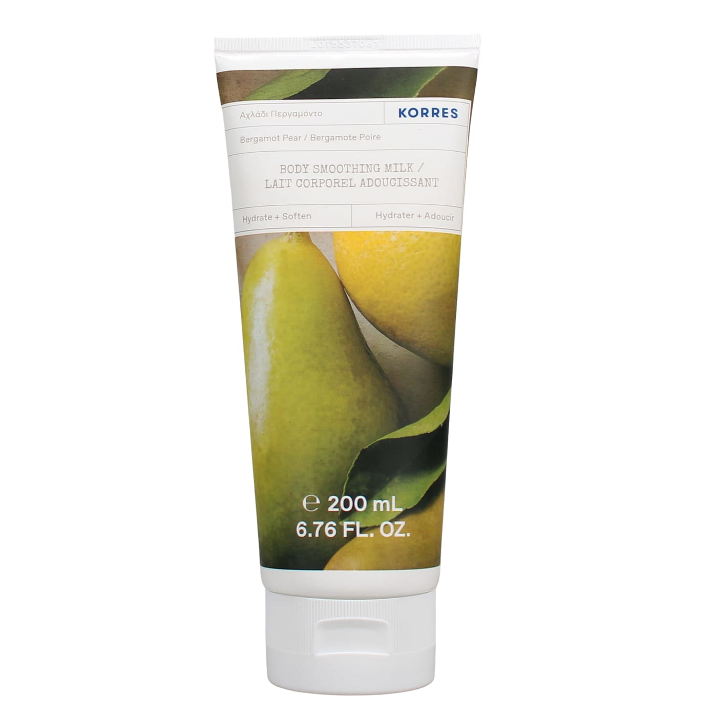 KORRES BODY SMOOTHING MILK BERGAMOT PEAR 200ML