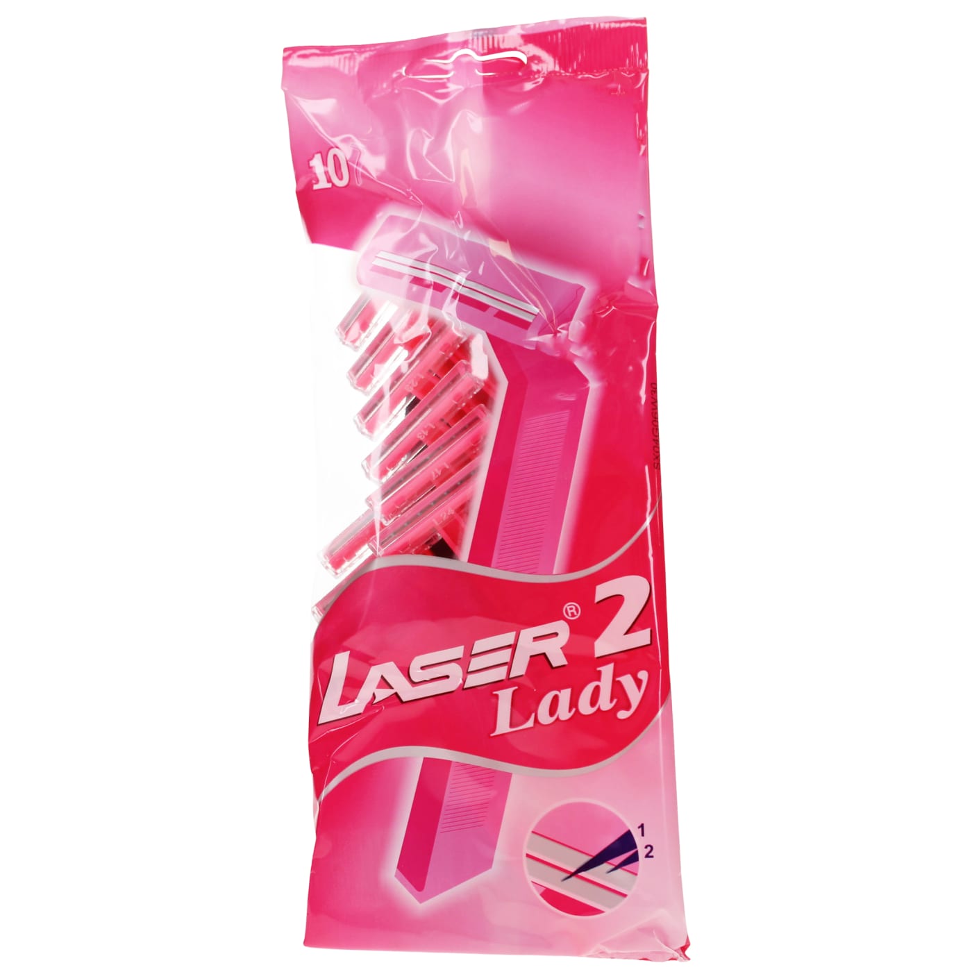 LASER II DISPOSABLE RAZORS LADIES 10??