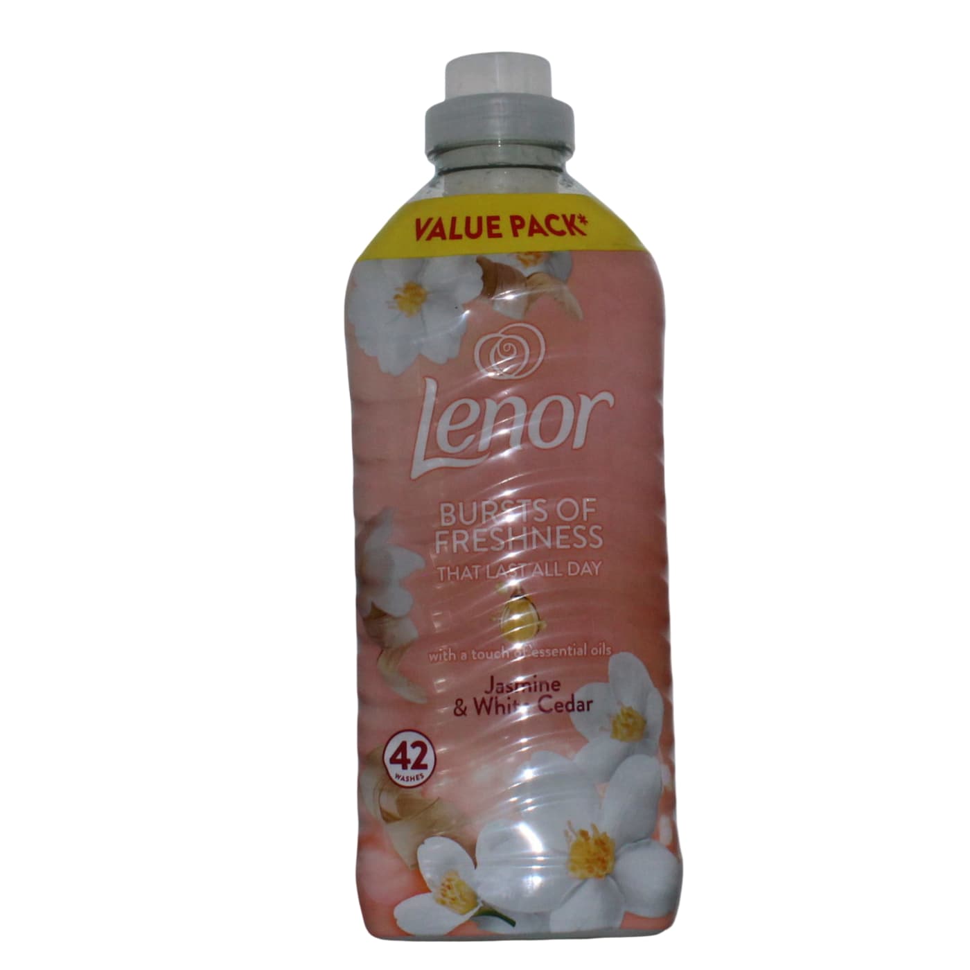 LENOR 1 FABRIC CONDITIONER JASMINE & WHITE CEDAR 42 WASH 386ML