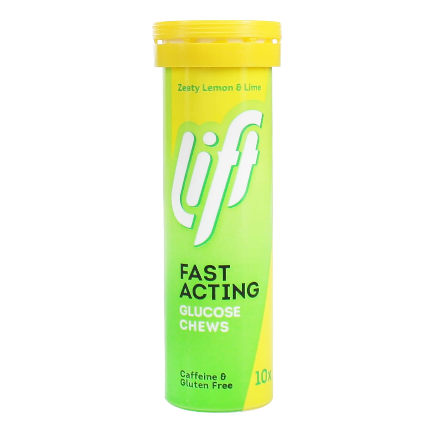 LIFT GLUCOSE CHEWS LEMON & LIME TUBE 10S