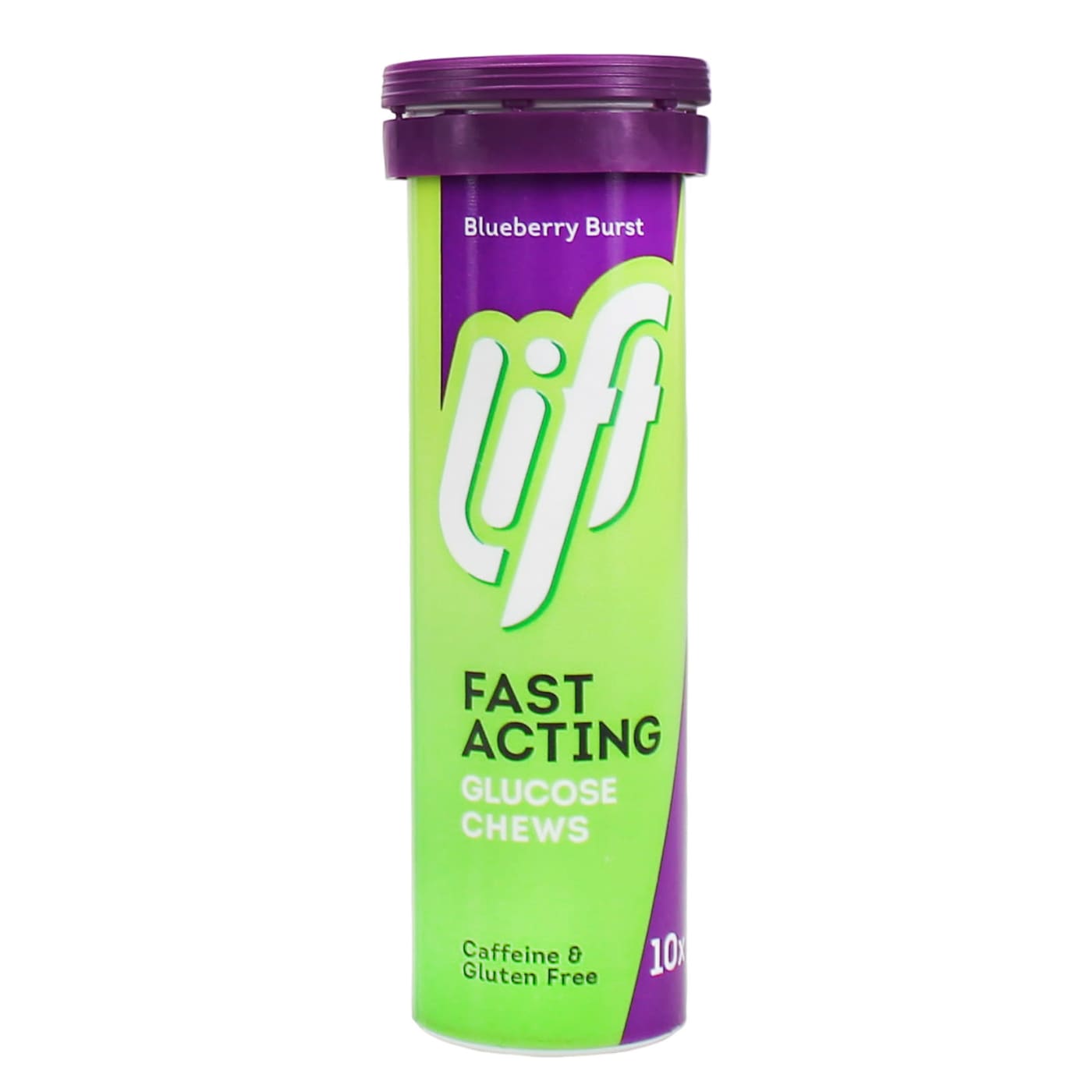 LIFT GLUCOSE CHEWS BLUEBERRY TUBE 10S