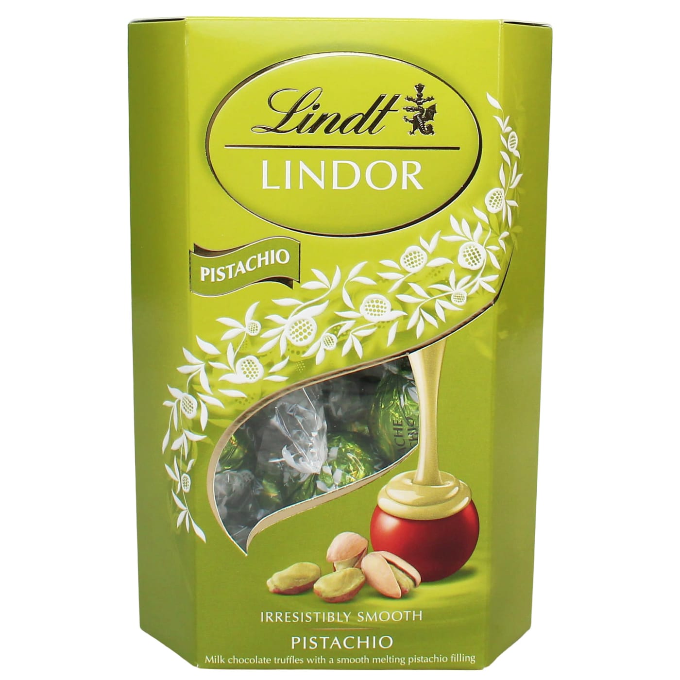 LINDT LINDOR 200G TRUFFLES PISTACHIO