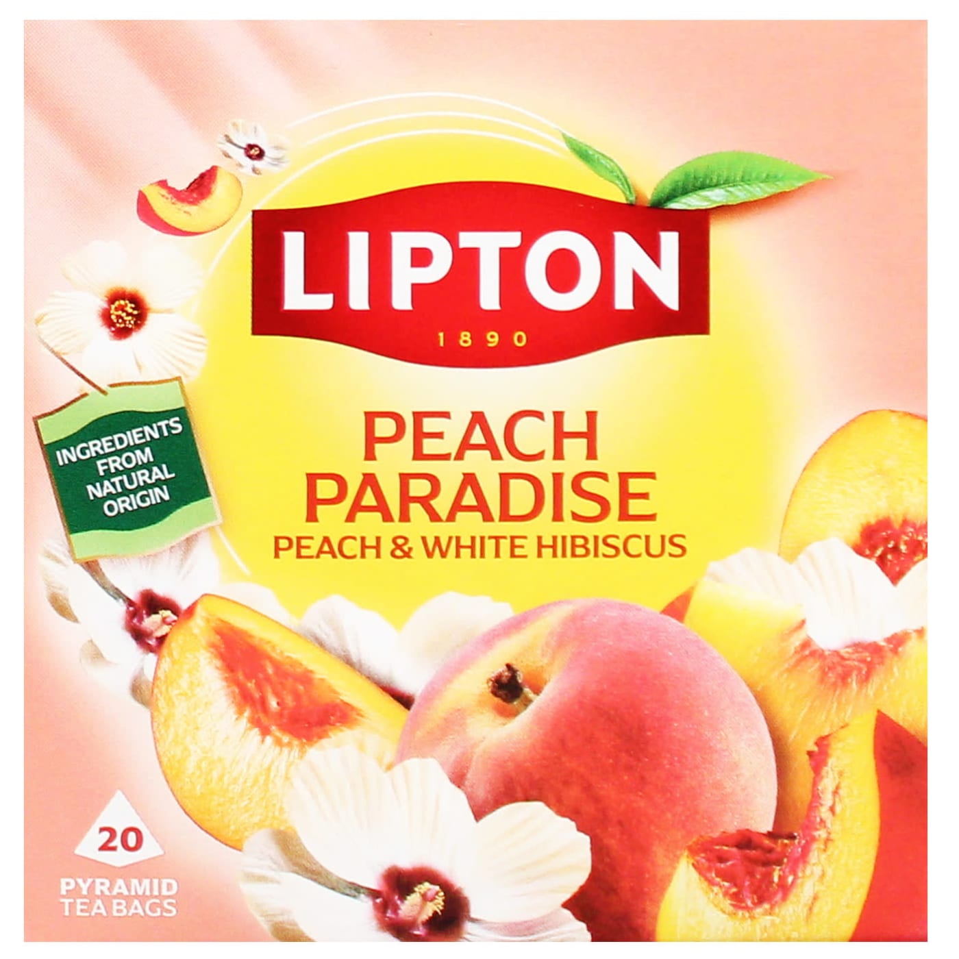 LIPTON INFUSION TEABAGS PEACH PARADISE 20'S