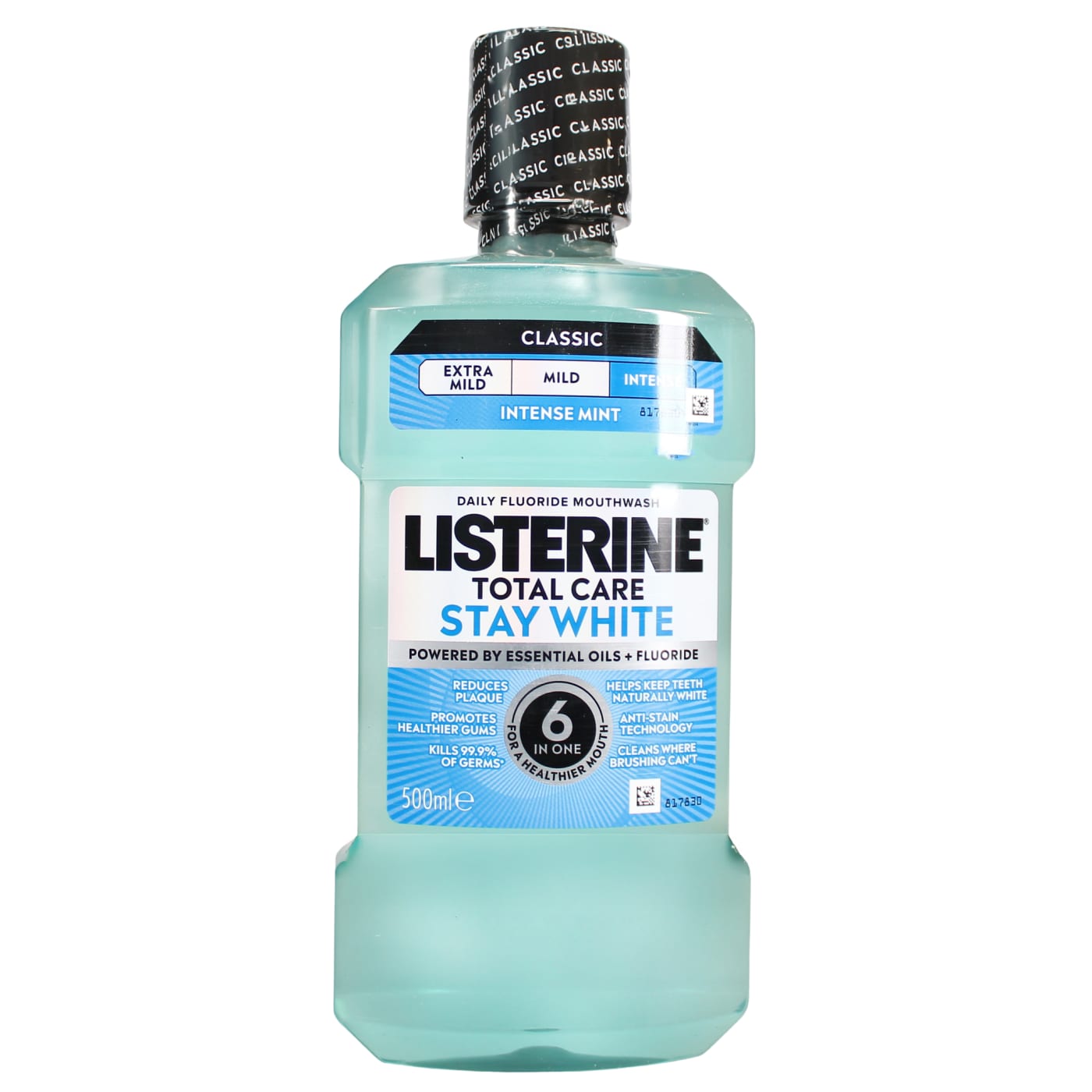 LISTERINE MOUTHWASH STAY WHITE 500ML