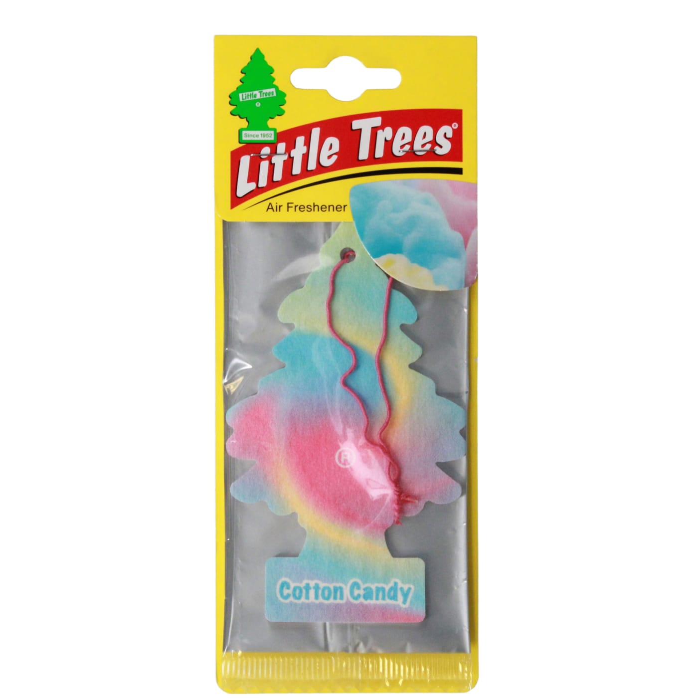 LITTLE TREES CAR AIR FRESHENER COTTON CANDY