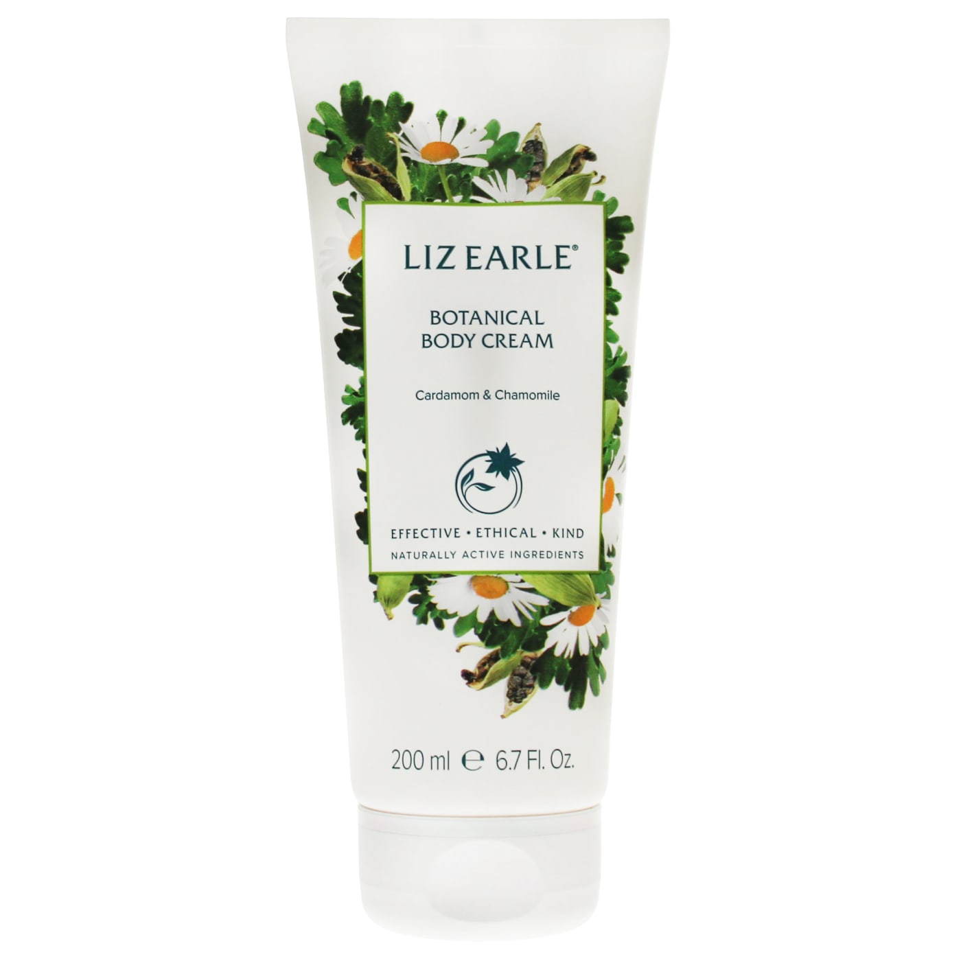 LIZ EARLE BODY CREAM CHAMOMILE & CARDAMOM 200ML