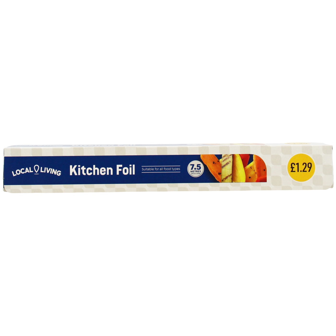 LOCAL LIVING FOIL 300MM X 7.5M PMP £1.29
