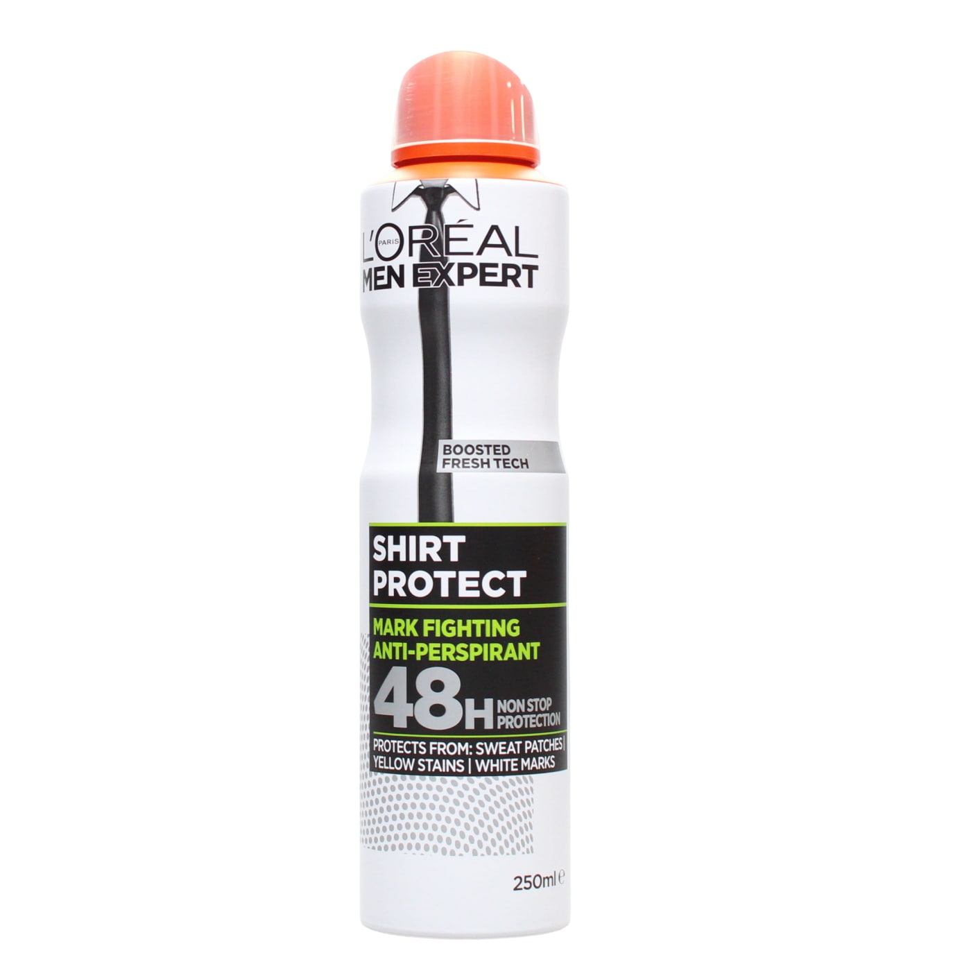 L'OREAL MEN EXPERT ANTI PERSPIRANT DEODORANT SHIRT PROTECT GREEN 250ML