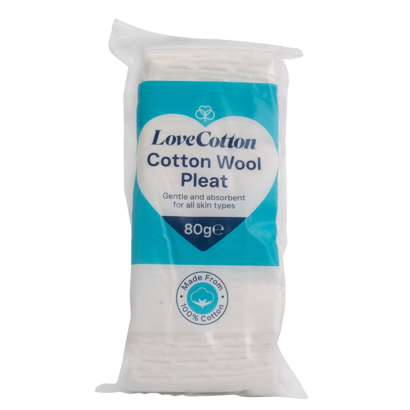 LOVE COTTON 80G COTTON WOOL PLEAT