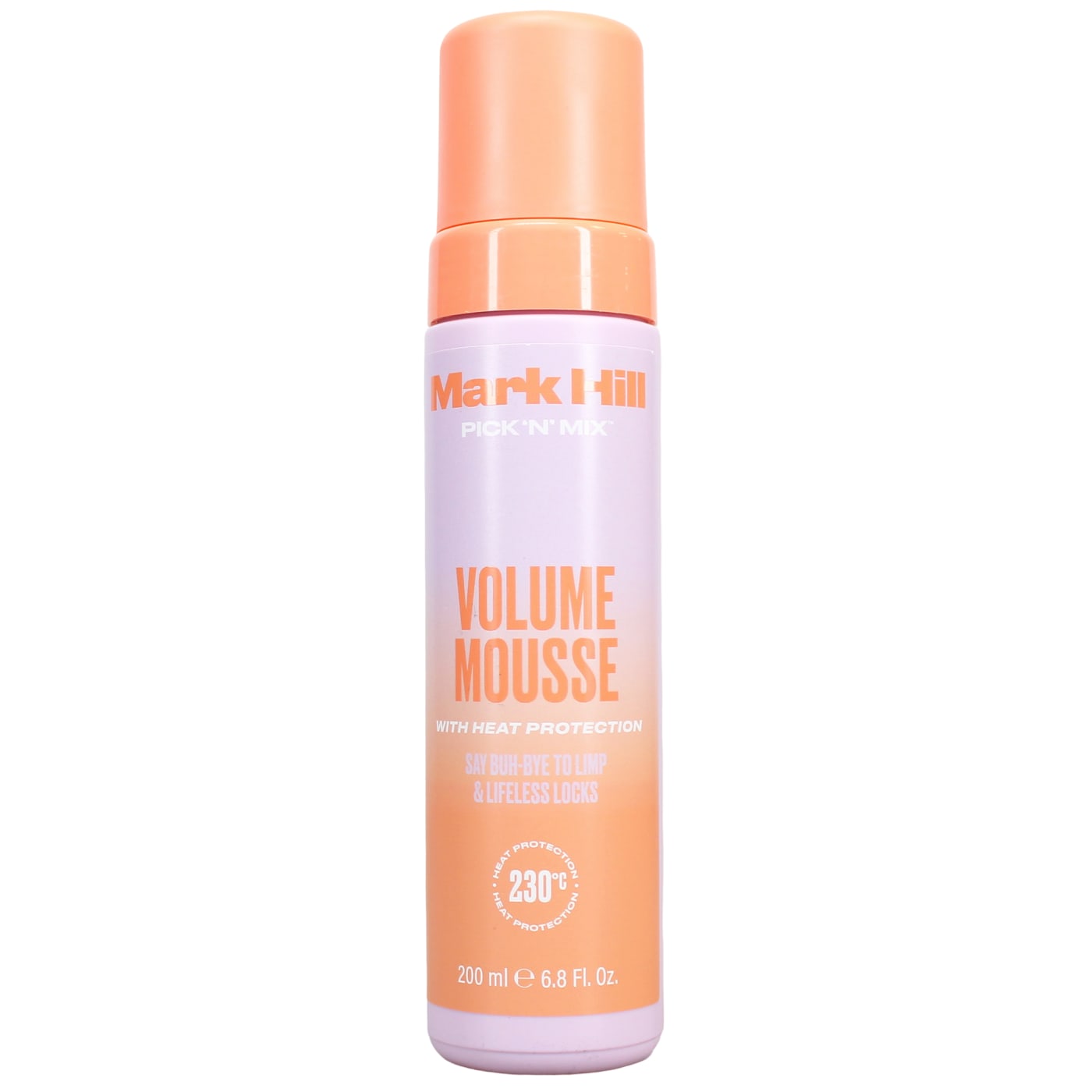 MARK HILL PICK 'N' MIX VOLUME MOUSSE WITH HEAT PROTECTION 200ML