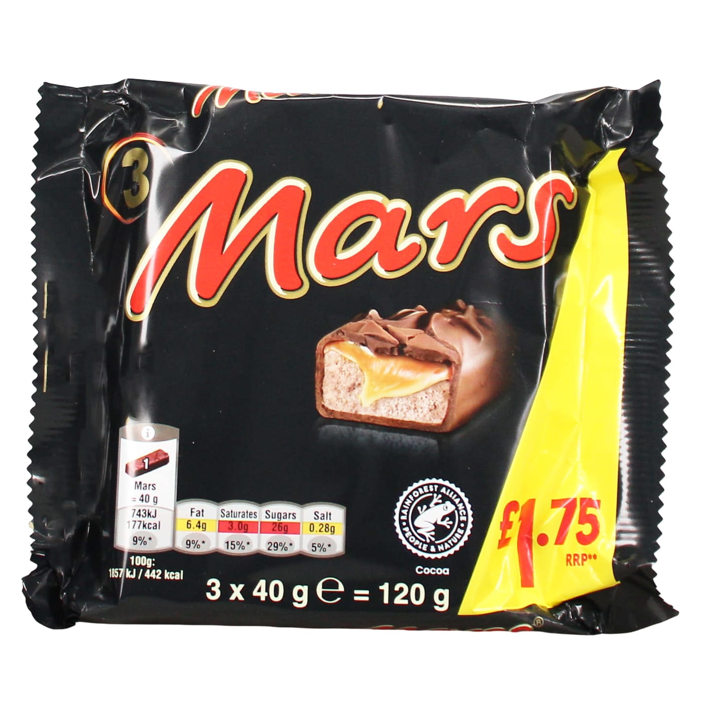 MARS 3X39.4G MULTIPACK PMP £1.75