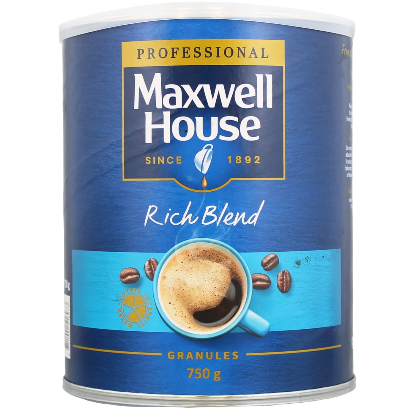 MAXWELL HOUSE 750G INSTANT COFFEE TIN RICH BLEND