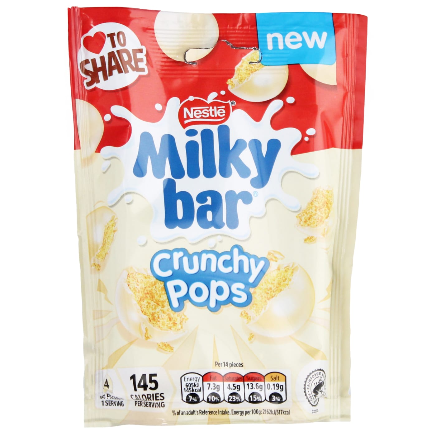 MILKYBAR POPS 90G POUCH BAG