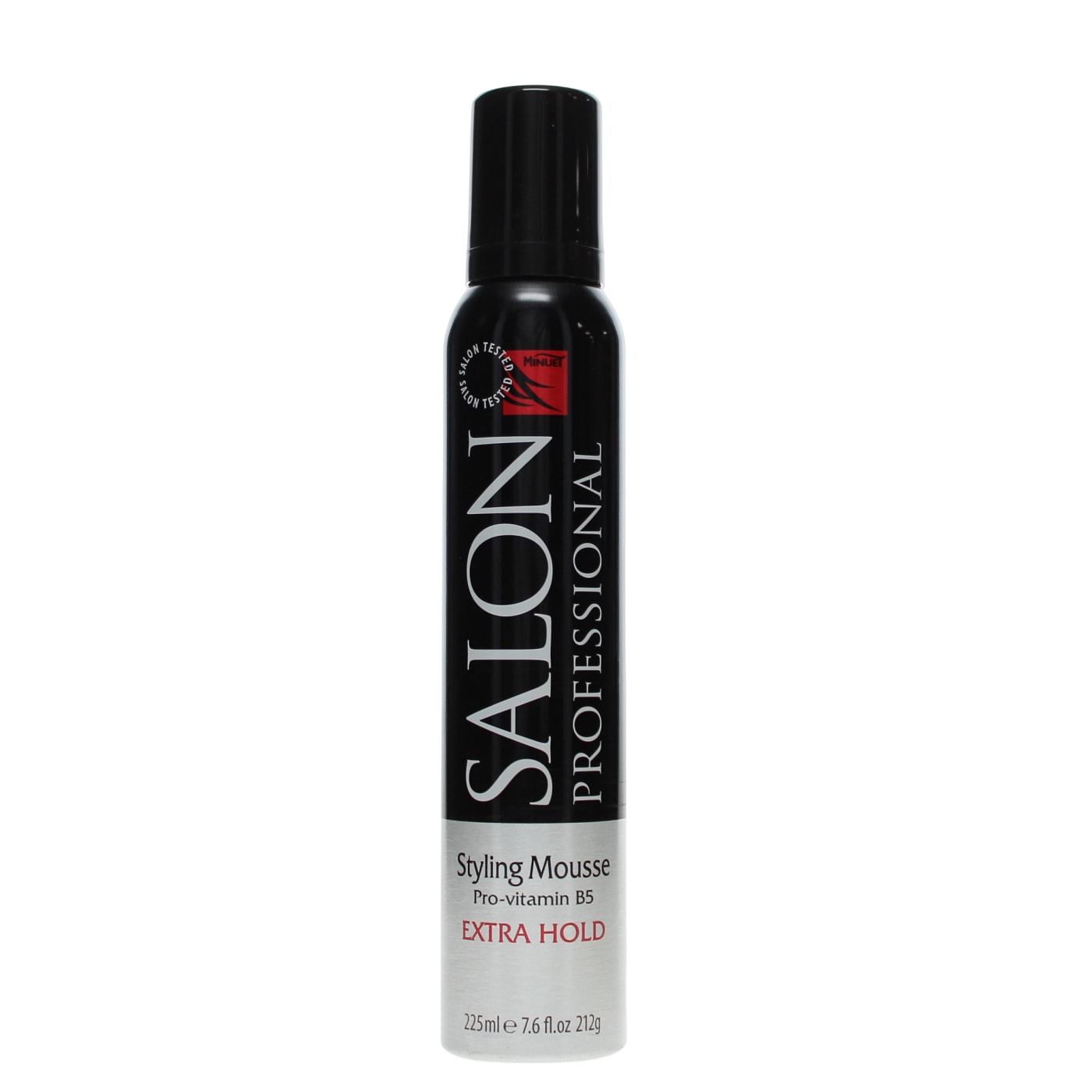 MINUET SALON PROFESSIONAL HAIR MOUSSE EXTRA HOLD PRO-VITAMIN B5 225ML