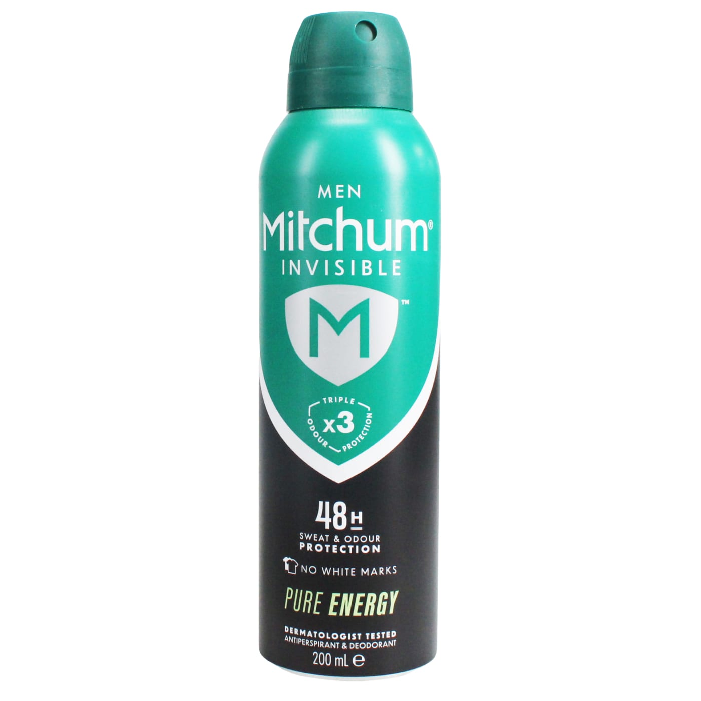 MITCHUM MEN ANTI PERSPIRANT SPRAY INVISIBLE PURE ENERGY 200ML