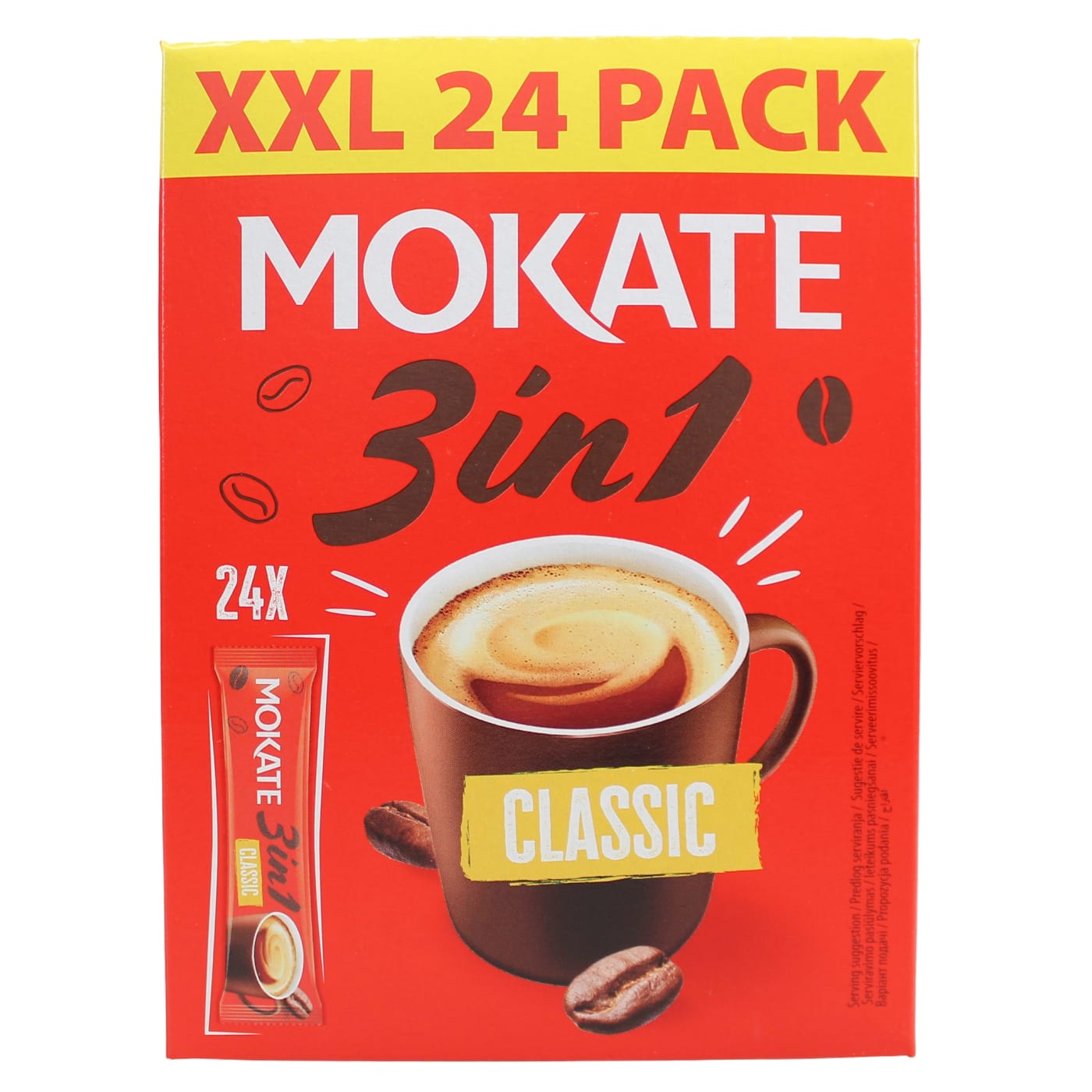 MOKATE 24X17G 3 IN 1 SACHETS CLASSIC