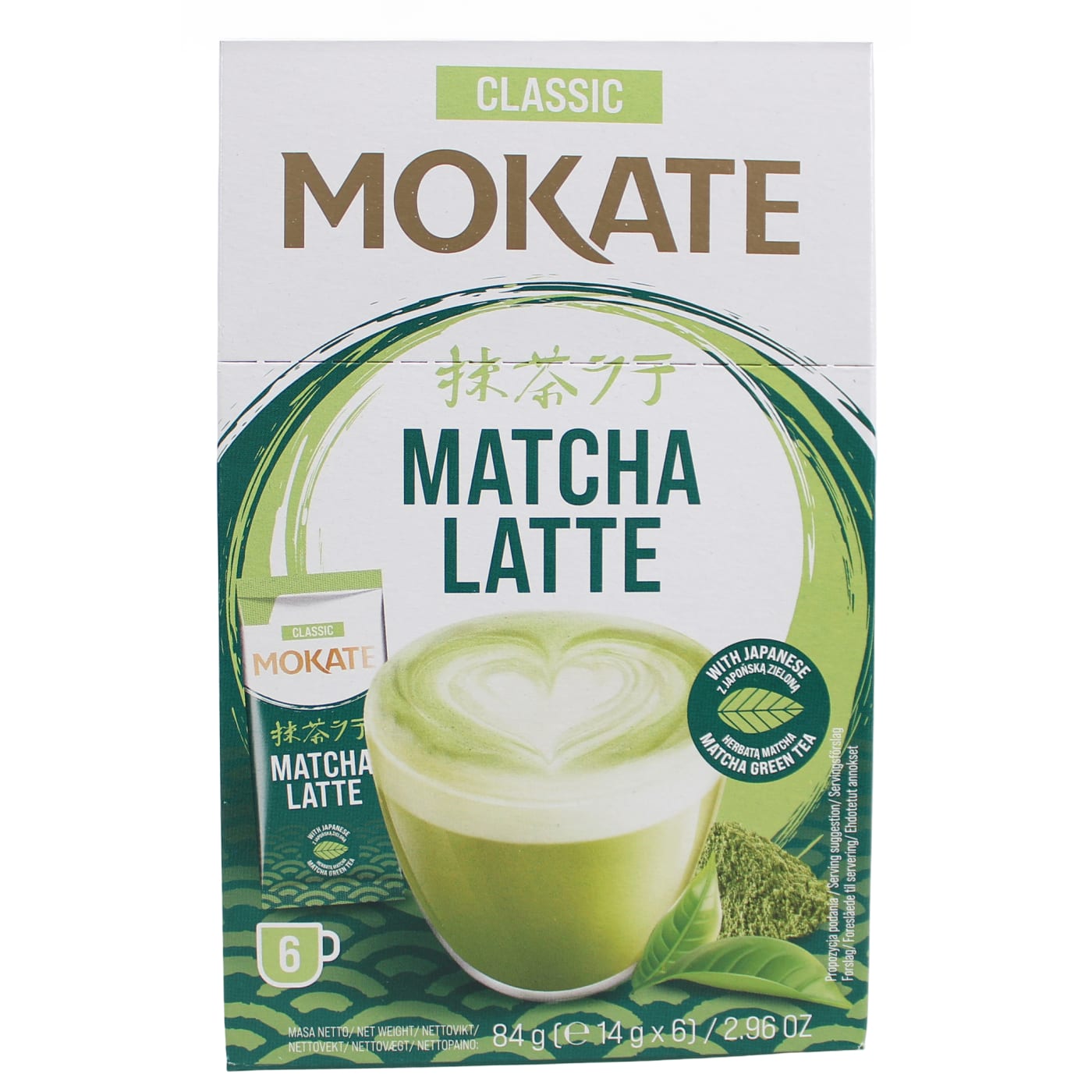 MOKATE 6X14G MATCHA SACHETS CLASSIC