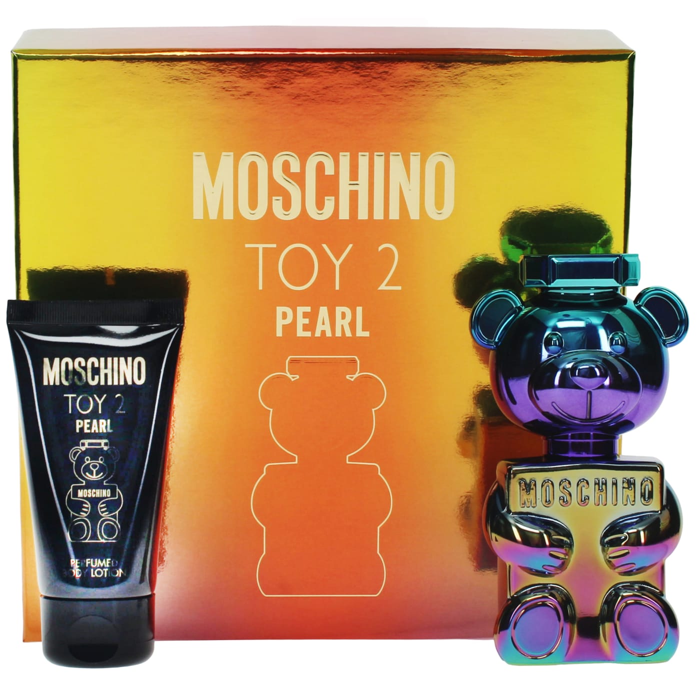 MOSCHINO TOY 2 PEARL GIFT SET 2PC EDP SPRAY & 50ML BODY LOTION) (30ML