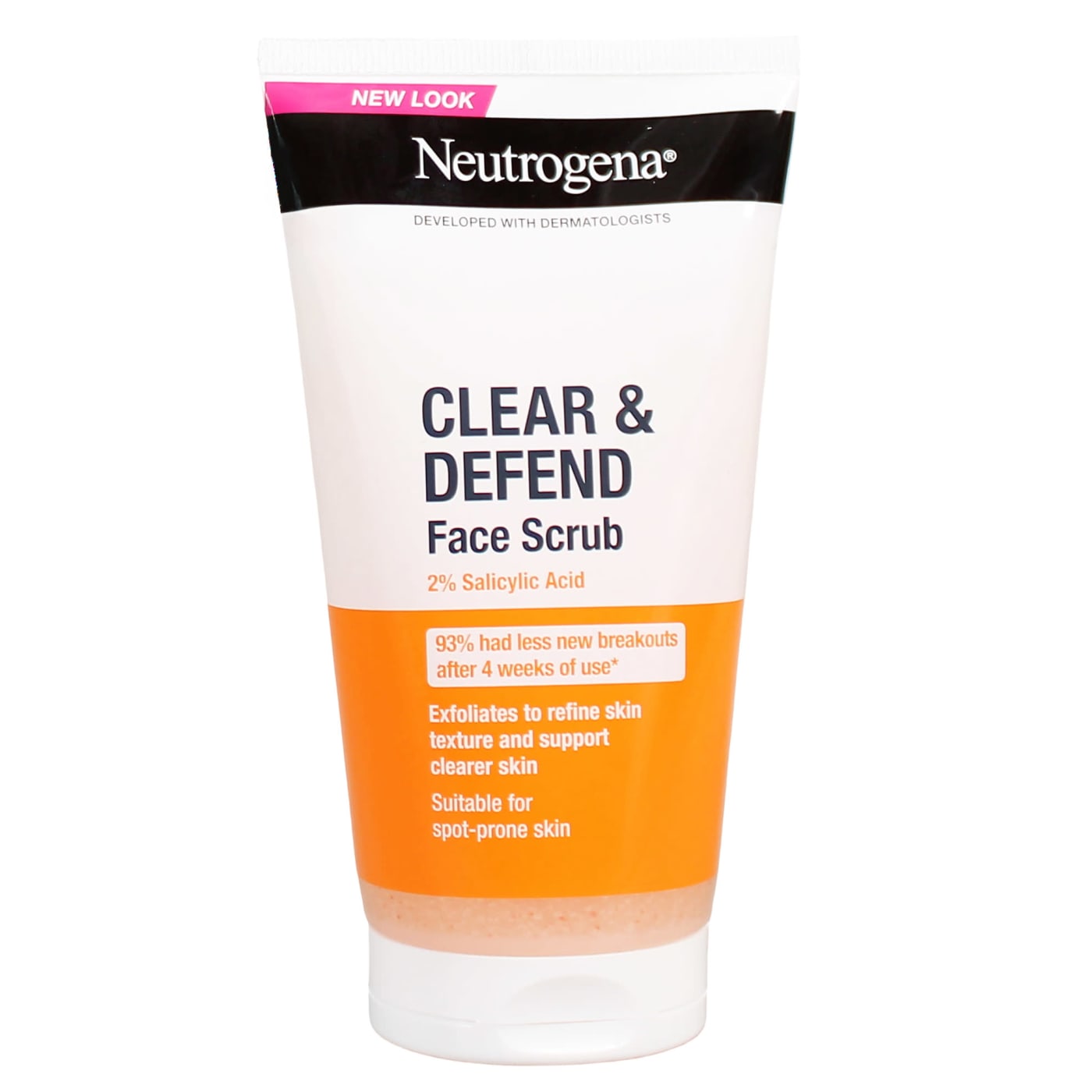 NEUTROGENA CLEAR & DEFEND FACE SCRUB 150ML