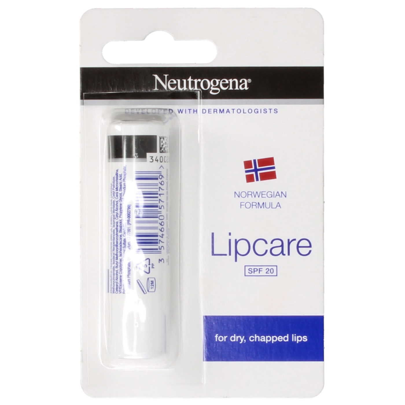NEUTROGENA NORWEGIAN FORMULA 4.8G LIPSTICK BALM SPF20