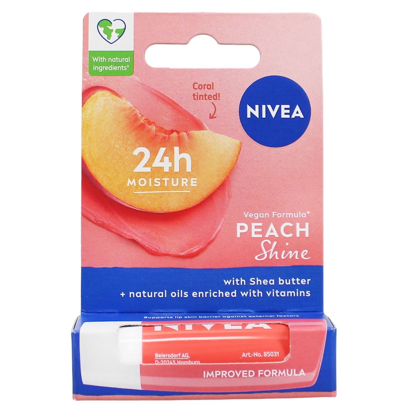 NIVEA LIP BALM PEACH SHINE