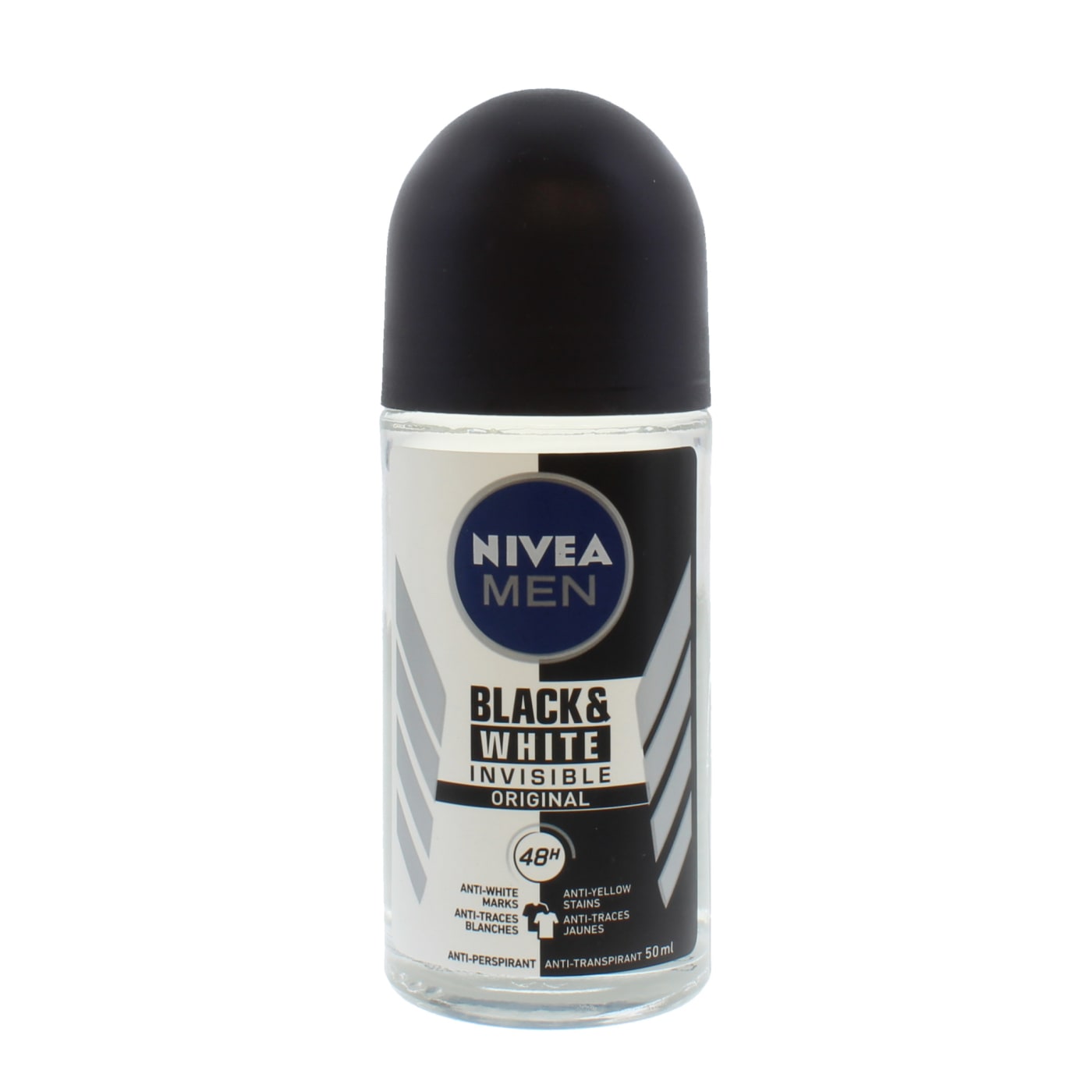 NIVEA MEN ROLL ON ANTI PERSPIRANT INVISIBLE BLACK & WHITE POWER 50ML