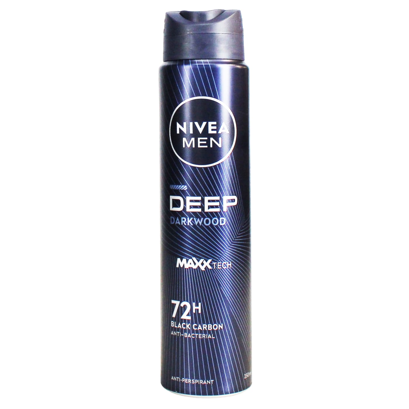 NIVEA MEN ANTI-PERSPIRANT DEODORANT SPRAY DEEP BLACK 250ML