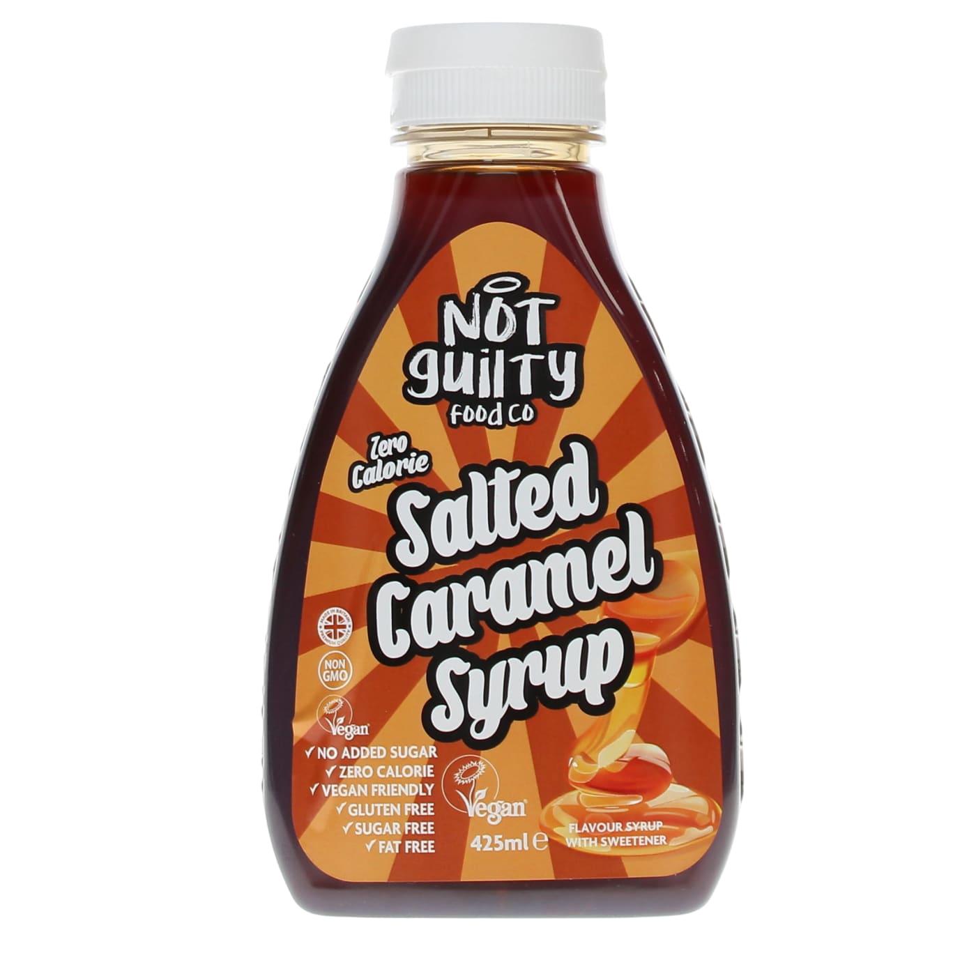 NOT GUILTY FOOD CO SALTED CARAMEL SYRUP 425ML