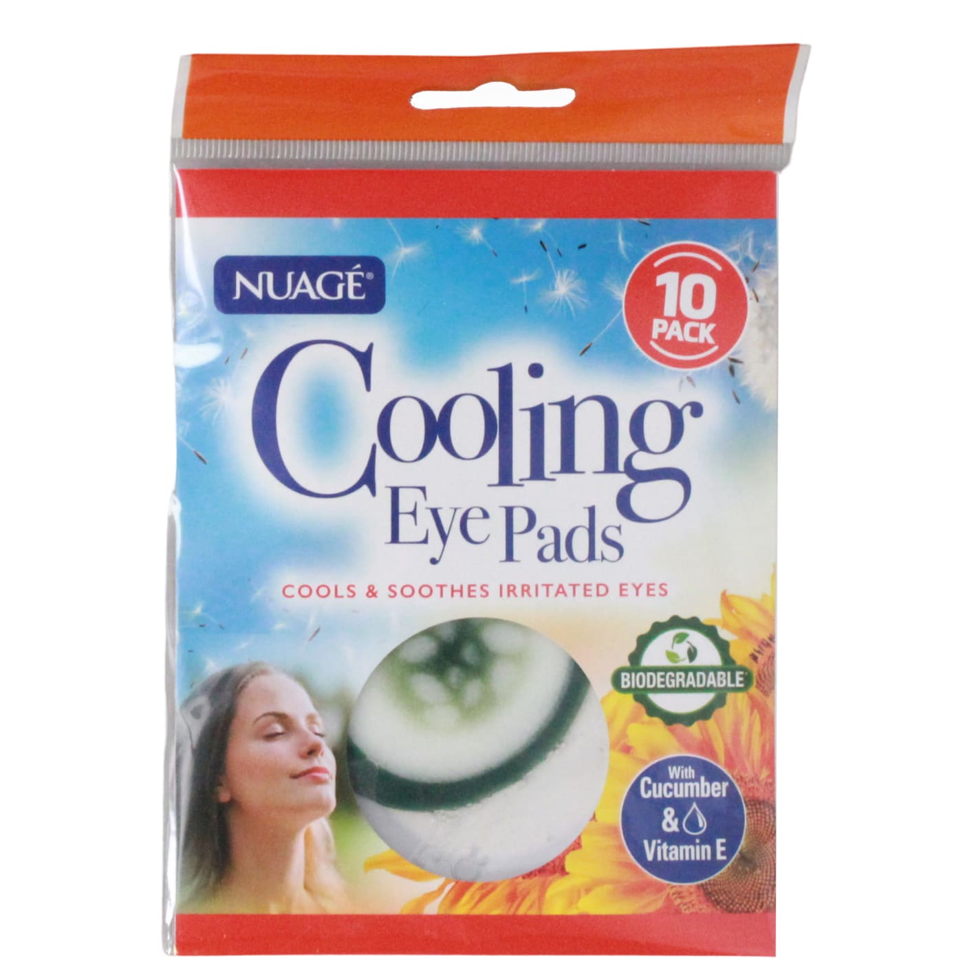 NUAGE HAYFEVER RELIEF COOLING EYE PADS 10 PACK