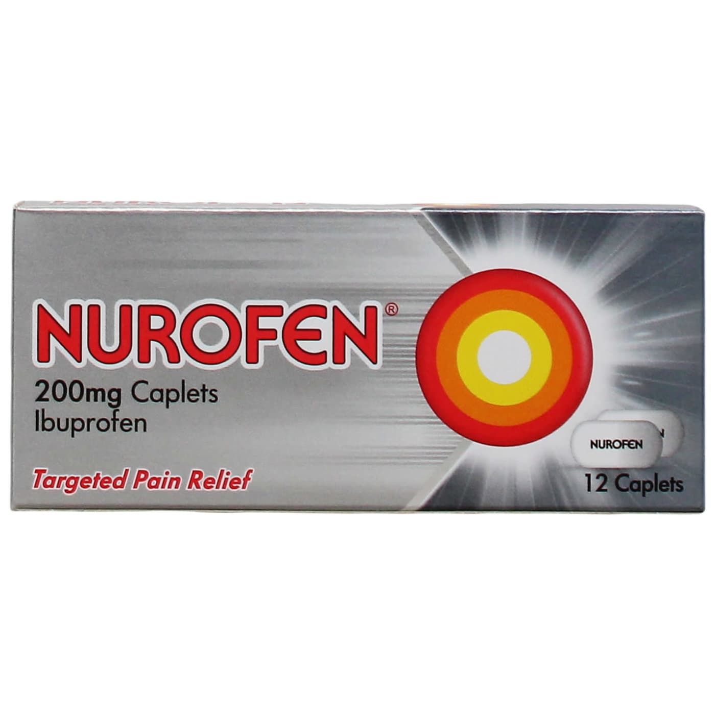 NUROFEN 200MG CAPLETS 12'S