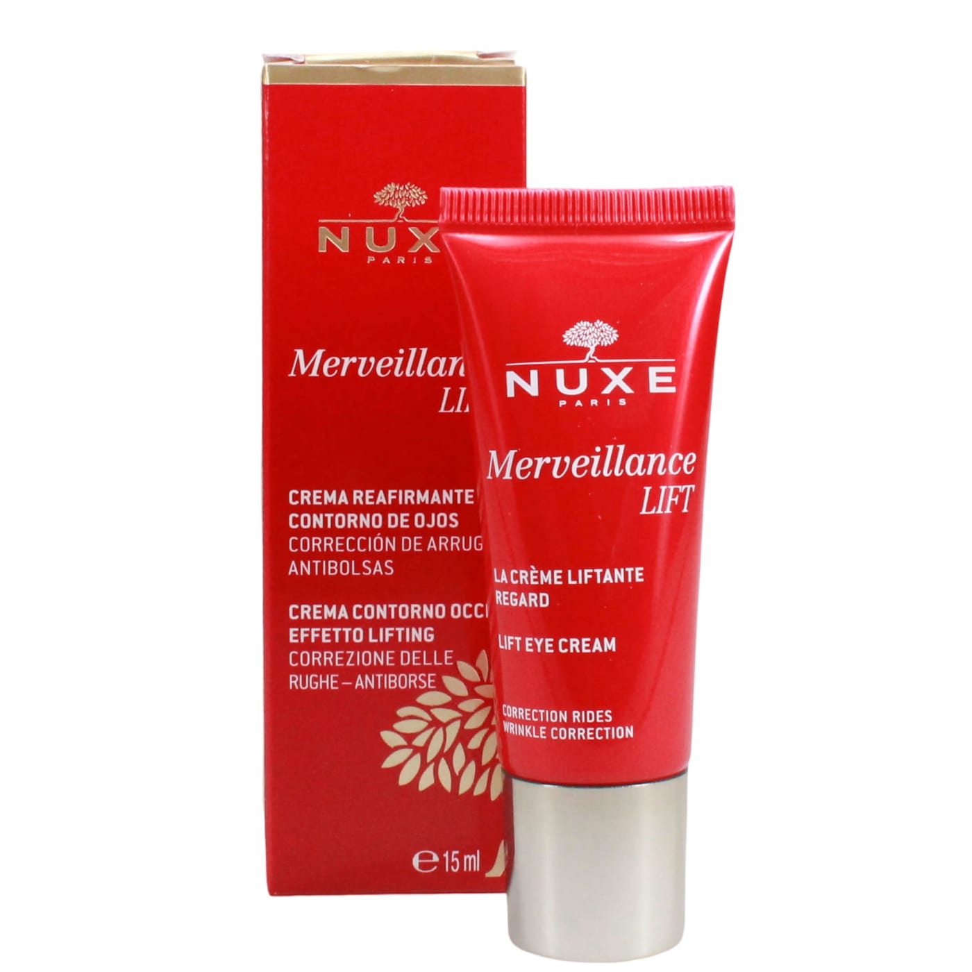 NUXE MERVEILLANCE LIFT EYE CREAM WRINKLE CORRECTION 15ML