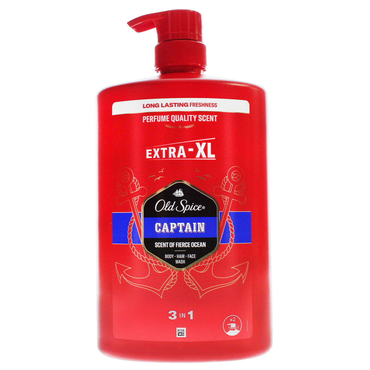 OLD SPICE 1L 3IN1 BODY, HAIR & FACE PUMP CAPTAIN