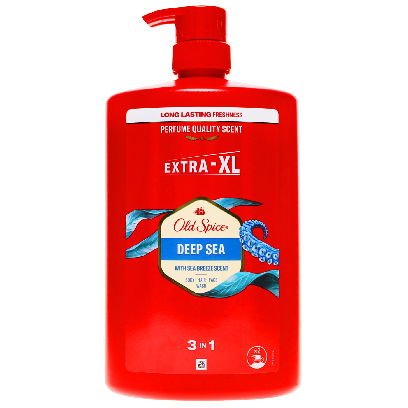 OLD SPICE 1L BODY, HAIR & FACE WASH 3IN1 DEEP SEA WITH PUMP
