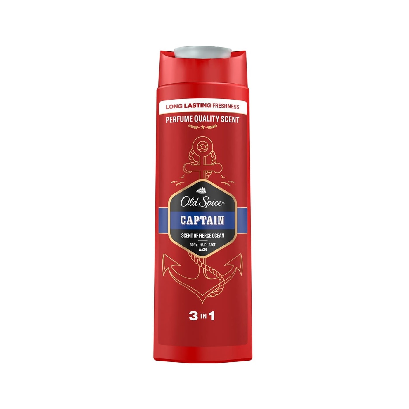 OLD SPICE SHOWER GEL CAPTAIN (EN FRONT) 400ML