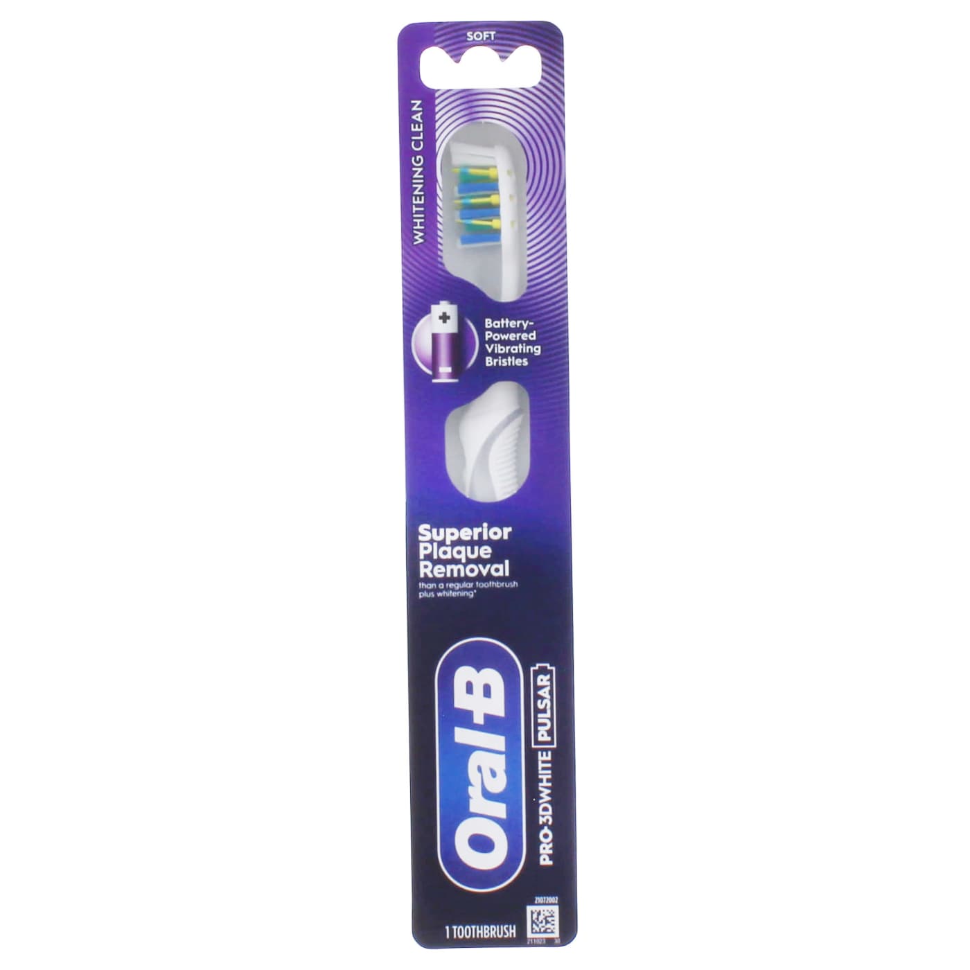 ORAL-B PULSAR PRO 3D WHITE TOOTHBRUSH MEDIUM 1 PACK