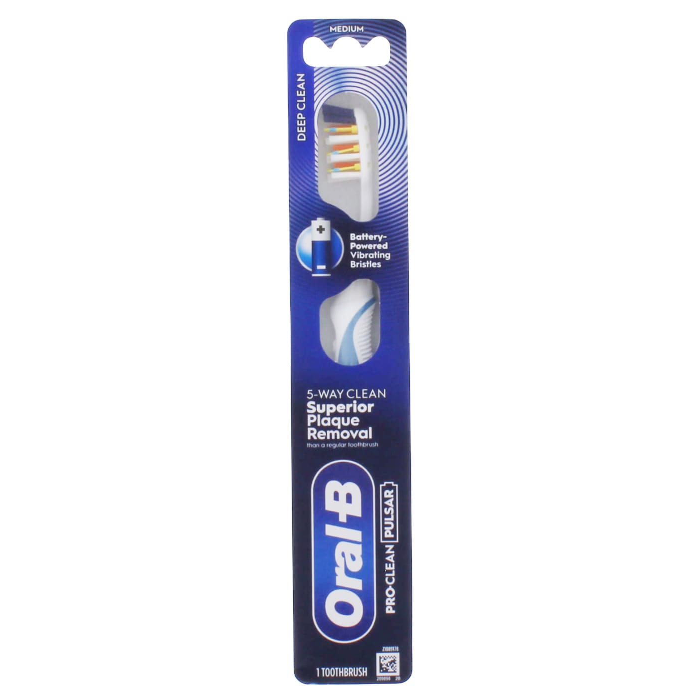 ORAL-B PULSAR PRO CLEAN TOOTHBRUSH MEDIUM 1 PACK