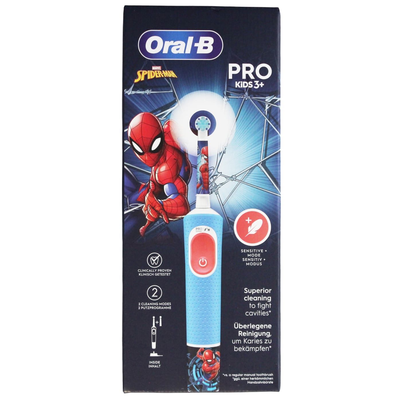 ORAL-B PRO ELECTRIC TOOTHBRUSH KIDS 3+ SPIDERMAN