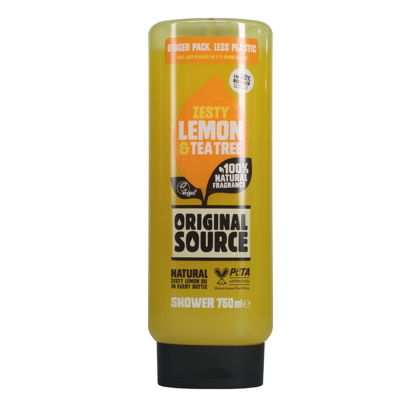 ORIGINAL SOURCE BODY WASH LEMON & TEA TREE 750ML