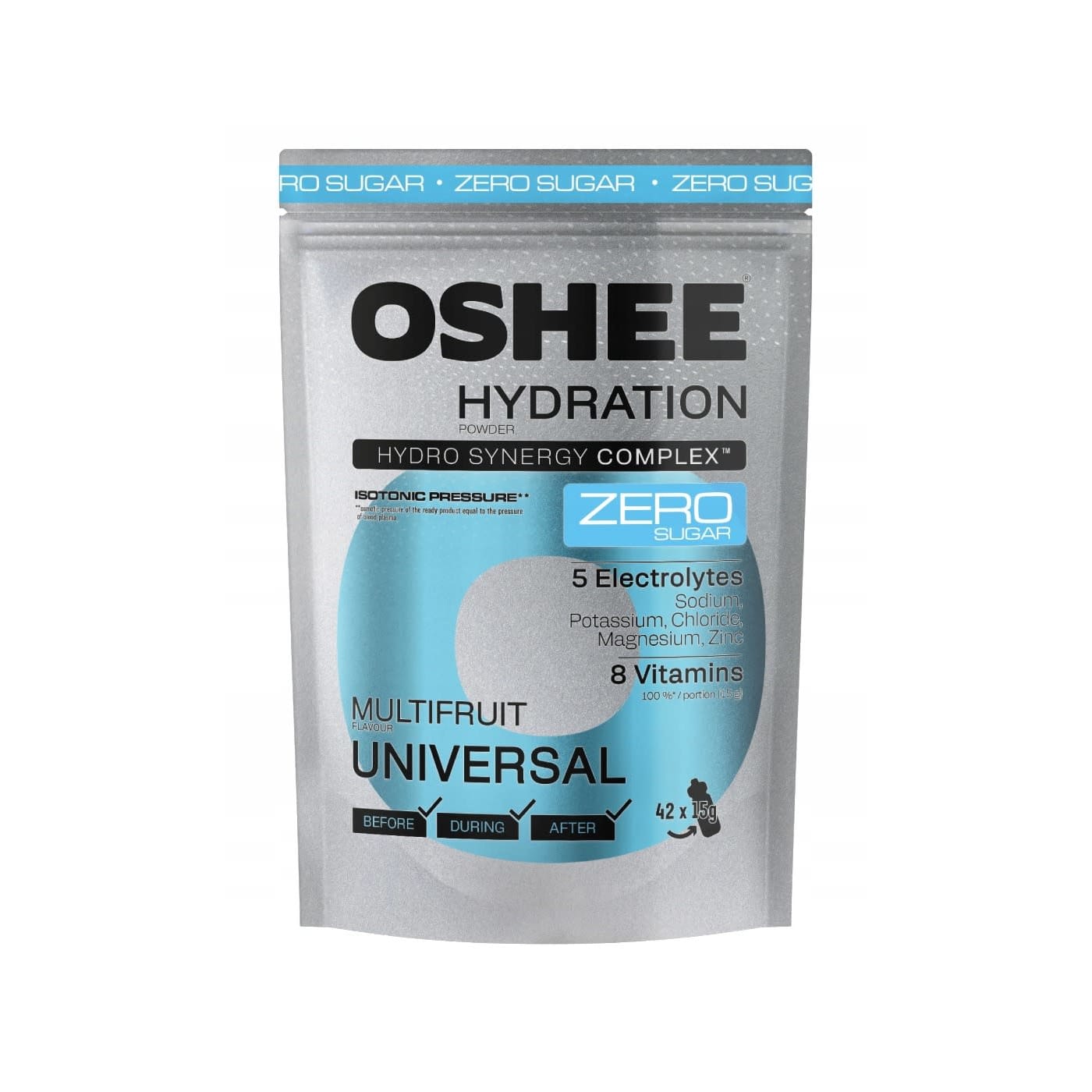 OSHEE 630G HYDRATION ELECTROLYTE & VITAMIN POWDER ZERO SUGAR MULTIFRUIT