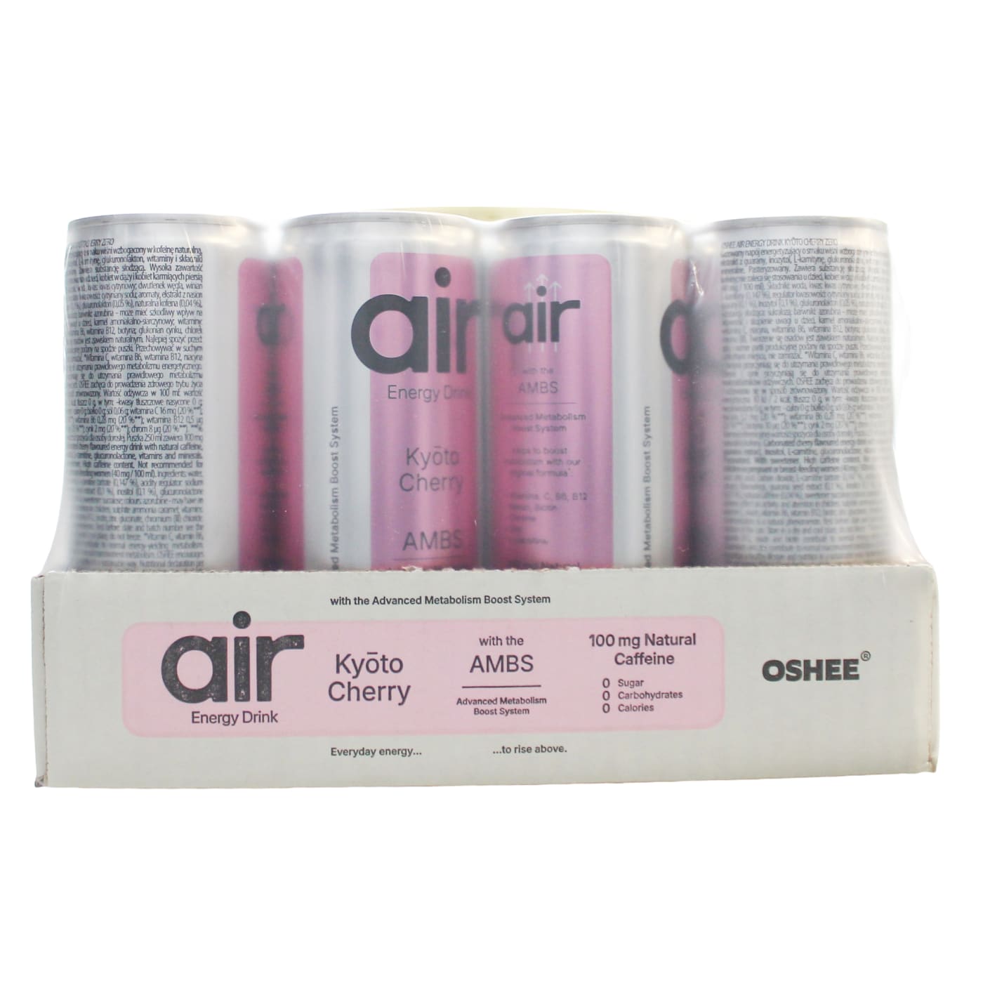 OSHEE AIR 12X ENERGY DRINK KYOTO CHERRY 250ML