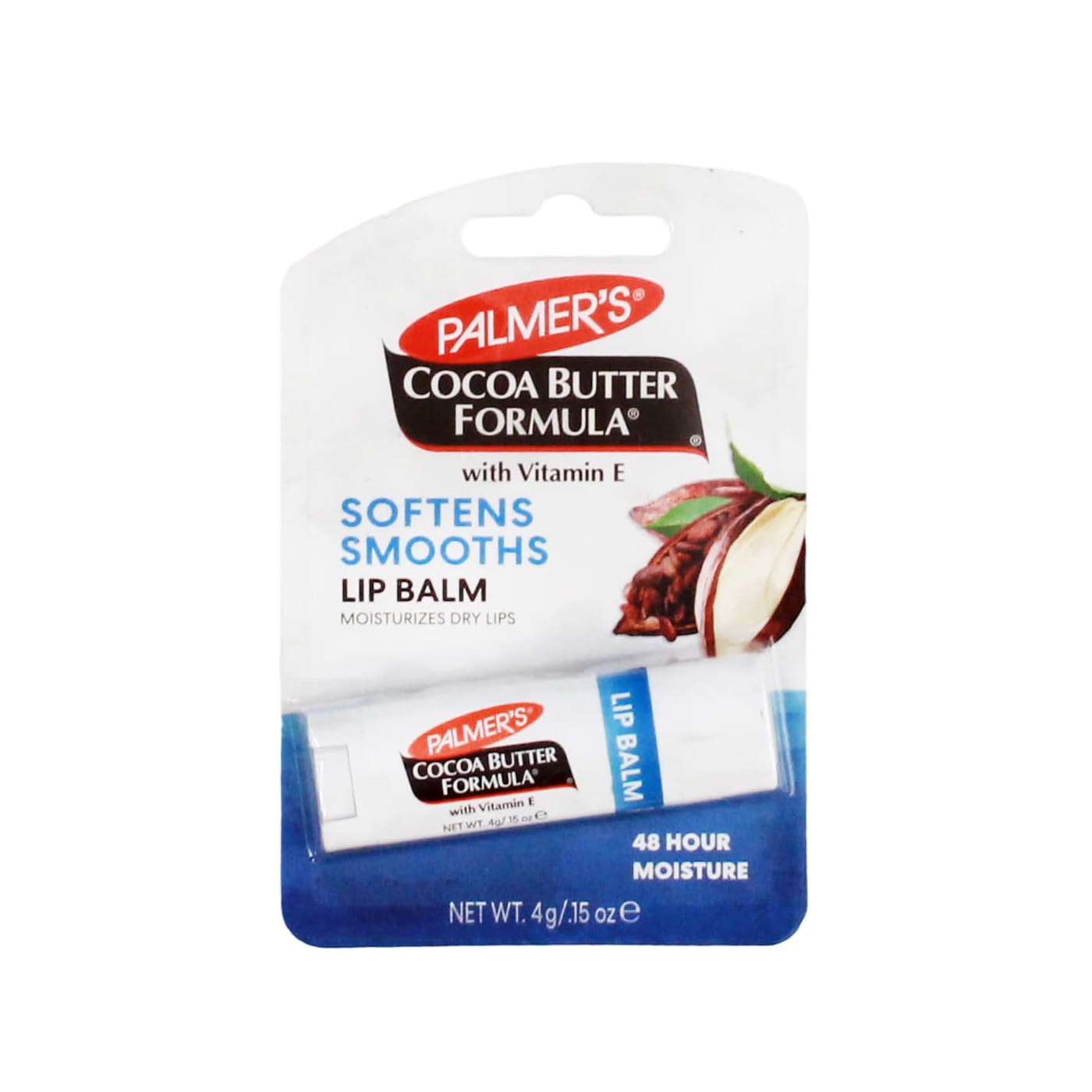 PALMER'S COCOA BUTTER FORMULA 4G LIP BALM SOFTENS & SMOOTHS